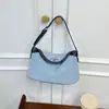 Bolso de Mezclilla de Color Contrastante 2026 Verano Nuevo Diseño de Nicho Bolso Cruzado Bolso de Mano para el Trabajo y los Viajes Pequeño Bolso Tote