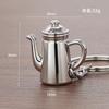 Criativo 3D Estéreo Café Chaveiro Pingente Café Comemorativo Pequeno Presente Carro Chaveiro De Metal Personalização