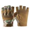 Luvas Táticas de Combate para Montanhismo e Fãs do Exército para Homens e Mulheres, Luvas Respiráveis de Meio Dedo para Ciclismo ao Ar Livre, Motociclismo, Antiderrapantes, Resistentes ao Desgaste