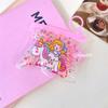Bolsa portátil de dibujos animados linda banda de goma desechable color alta elasticidad cuerda para trenzar el cabello de niños banda para el cabello accesorios para el cabello