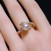 Accesorios DIY S925 plata esterlina anillo de perlas soporte vacío productos semiacabados moda estilo occidental anillo de serpiente soporte para anillo productos semiacabados