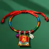 2025 Nuevo Festival del Bote del Dragón Pulsera de Cuerda Colorida Tejida a Mano Regalo Pulsera para Niños Pulsera de Buena Suerte para Adultos Ajustable