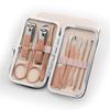 Conjunto de Tesouras de Unha 18 Peças Acessórios de Aço Inoxidável Cortadores de Unha Pedicure Beleza Ferramentas de Manicure Pode ser Impresso com Logotipo