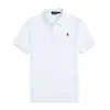 Camisa Polo para Hombre Transfronteriza Color Sólido Verano Bordada Ralph Lauren Manga Corta Casual con Bordado de Pequeño Caballo