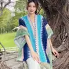 Chal de Estilo Étnico para Mujer, Ropa de Viaje a la Moda, Bufanda de Moda Otoño e Invierno de Xishuangbanna con Borlas