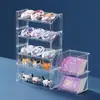Caja de Almacenamiento Apilable para Bolsitas de Té Estante de Almacenamiento de Cápsulas de Café de Escritorio Estante de Almacenamiento para Sala de Té Caja de Almacenamiento Transparente para Bolsitas de Té