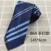 Corbata Rayada Básica Estrecha Hecha a Mano para Hombre, Nudo de Mano, Combinación de Camisa, Uniforme, Vestimenta Profesional de Negocios