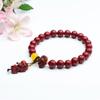 Pulsera de Pixiu de Arena Dorada Púrpura de Guan Yu Pulsera de Cinabrio Joyería Unisex Fábrica Venta al por Mayor Transmisión en Vivo Dropshipping S1122361