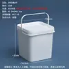 Cubo de plástico del fabricante Cubo de juguete Cubo para embalaje de alimentos Cubo blanco Cubo redondo Cubo transparente Tapa a presión Cubo de agua Cubo para llevar