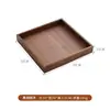 Caja de almacenamiento de escritorio sólida de madera de nogal personalizada, caja organizadora con compartimentos de madera, bandeja de almacenamiento para cosméticos y artículos varios del hogar