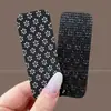 Faixa de cabelo de tricô floral com velcro para mulheres, presilha de franja floral doce, faixa de cabelo para arrumar o cabelo, acessório de cabelo estilo pastoral francês