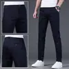 Pantalones Casuales de Otoño de Hong Kong para Hombre, Corte Delgado, Versátiles, Pantalones Largos de Moda Tendencia Estilo Coreano de Negocios de Alta Gama para Hombre 2026