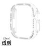 Adecuado para Apple Watch Series 12/11/10 Funda Protectora de Caja de Reloj Hueca de una Sola Fila Galvanizada
