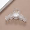 Presilha Grande Transparente Quadrada Cinco Redondas Grampo de Fita para Cabelo Feminino Parte de Trás da Cabeça Presilha Tubarão Joia Artesanal diy Acessórios