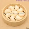 Pão de Leite Cozido Simulado Flor de Comida Rolo de Brinquedo Restaurante Xiaolongbao Adereços Decorativos Modelo Jardim de Infância Crianças Pão Falso