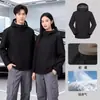 Capa única delgada de alta gama con logo personalizado para ropa de trabajo, ropa exterior para grupo de tienda 4S para hombres, cortavientos para oficina corporativa