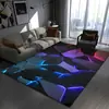 Alfombra de Terciopelo de Cristal de Venta Caliente Transfronteriza para Salas de Juegos y eSports, Alfombra Silenciosa y Resistente al Desgaste, Felpudo 3D Estéreo Absorbente de Agua Antideslizante