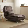 Tumbona Sofá Perezoso Reclinable y para Dormir Habitación Individual Dormitorio Color Caramelo Apartamento Pequeño Sofá Cama Plegable Eléctrico