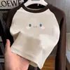 Camiseta de Manga Larga con Bloques de Color para Niña 2026 Nuevo Top Otoño/Invierno para Niña Talla Mediana/Grande Ropa Interior Térmica de Forro Polar para Niños Ropa de Otoño