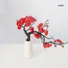 Decoraciones de Escena Estilo Antiguo, Accesorios de Fotografía de Caligrafía, Artefactos de Jade, Montaje para Fotografía de Transmisiones en Vivo y Videos Cortos, Flores de Ciruelo