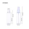 Frasco Atomizador de 30ml 50ml Niebla Fina Plástico PET Frasco de Perfume Maquillaje Viaje Alcohol Frasco Atomizador Pequeño