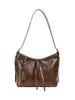 Bolso Cruzado de Hombro Vintage de Gran Capacidad para Viajes y Uso Diario 2026 Otoño, con Acabado de Alta Gama, Bolso Tote Cruzado de Nicho