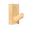 Gancho nórdico de madera maciza para colgar en la pared del pasillo, creativo, de madera, sin perforaciones, fuerte y adhesivo.