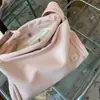 Bolso Tote Grande de Capacidad Rosa para Estudiante, Clase, Casual, para Desplazamiento, Bolso Grande, Nueva Textura, de un Solo Hombro, Bandolera para Mujer