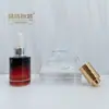 Frasco Redondo Reto de Fundo Grosso de 30ml, Frasco com Tampa Conta-gotas para Óleo Essencial, Frasco para Essência, Frasco Conta-gotas para Líquido Original, Material de Embalagem Cosmética