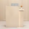 Balcão de caixa para pequenas lojas, balcão de bar comercial simples e moderno para lojas de conveniência, mesa de bar moderna, balcão de checkout para lojas de roupas