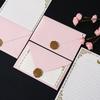 Sobre Rosa Romántico Hermoso Juego de Papel para Cartas Fresco Simple Confesión Romántica Estilo Antiguo Carta de Amor Papel Membretado con Lacre