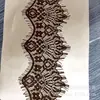 Ribete de encaje de pestañas de algodón brocado de 8 cm del fabricante, accesorios de encaje para lencería, vestidos caseros y ropa, diseño de hilo ondulado