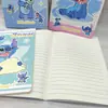 Cuaderno Lindo de Dibujos Animados Stitch Bloc de Notas Línea Sencilla Línea de Coche Libro Papel de Papelería Creativa para Estudiantes