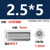 Tornillos Prisioneros de Extremo Plano 304 Din913 Acero Inoxidable Tornillos de Cabeza Plana Gb77 Tornillos Mecánicos sin Cabeza de Allen M2-M16