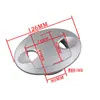 Cubierta Ovalada de Plástico para Gestión de Cables para Escritorio de Computadora con Tamaño de Apertura 60/65/80 mm, Adecuada para Oficina y Decoración del Hogar