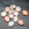 Colgante de Jade Flor Natural Flotante Hoja de Ginkgo 13x18mm Accesorios para Pulsera, Collar, Aretes DIY