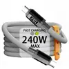 Cable de Datos de Carga Rápida de 240W Adecuado para Teléfono Móvil Apple 15/16/17 Huawei Samsung Tipo C Coche Tablet Pd27W