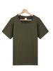 Camiseta de Manga Corta de Algodón Puro Pesado de Japón Personalizada Talla Grande Camisa Publicitaria con Logo Impreso Color Sólido Camiseta de Manga Media para Hombre