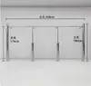 Estantes de Exhibición para Tiendas de Ropa de Mujer, Colgadores de Pared, Percheros de Acero Inoxidable Brillante, Estantes Centrales (Islas), Estanterías de Piso para Ropa de Hombre