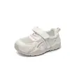 Sandalias casuales de malla transpirable 2026 nuevo modelo de verano para niñas, con cierre de velcro, ligeras, cómodas, elegantes, de corte bajo, zapatos estilo Forrest Gump