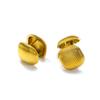 Brincos Femininos de Aço Titânio com Design Simples e Listras Quadradas, Estilo Europeu e Americano Novo, Personalizados, Folheados a Ouro 18k, Versáteis