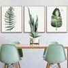 Aleación de Aluminio Escandinavo Simple Sala de Estar Pintura Decorativa Comedor Dormitorio Pequeño Fresco Pintura Colgante Mural de Entrada Pintura Mural Plantas Verdes