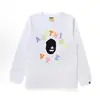 Suministro Transfronterizo y Comercio Exterior Mayorista Marca de Moda Camiseta de Manga Larga Cabeza de Mono Camiseta Base Pesada Tiburón 1