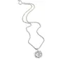 Collar redondo de circonita ultra brillante estilo minimalista coreano, cadena para clavícula moderna y exquisita, joyería de lujo ligero y de alta gama para mujer
