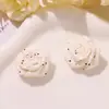 Tela francesa de tacto suave y perezoso, encaje, flor de rosa, accesorios para el cabello, piezas, DIY, broche de flor tridimensional, accesorios para ropa