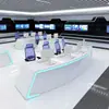 Consola de Centro de Mando Consola de Monitoreo Curva Sala de Control Central Consola de Despacho Banco de Trabajo de Operación de Pintura Inteligente Consola de Mando