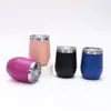 Taza de Huevo Acero Inoxidable 304 Termo para Coche Mini Taza de Agua 12oz Taza de Huevo con Recubrimiento en Spray Taza de Agua Portátil