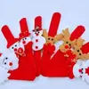 Anillo de Clip Navideño Luminoso Papá Noel Anillo de Aplauso Infantil Creativo Pequeño Regalo Regalo Pulsera Práctica