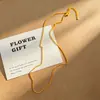 Cadena en forma de O Chapada en Oro de 18 Quilates con Larga Retención del Color, Cadena de Extensión, Collar para Mujer, Cadena para Clavícula de Lujo Ligero de Alta Gama, Joyería para Transmisión en Vivo Transfronteriza