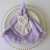 Servilleta de Gasa Amazon Color Sólido Tela de Gasa Servilleta para Fiesta de Boda Decoración de Mesa de Comedor Occidental Manteles Individuales
